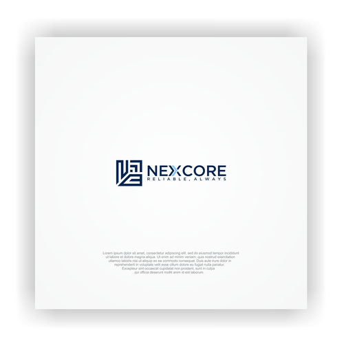 Nexcore Logo Competition Design by Kohesi design