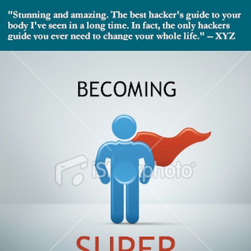 "Becoming Superhuman" Book Cover Design por JoachimS