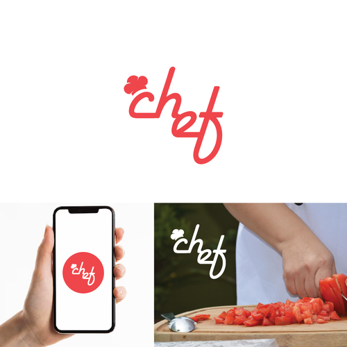"CHEF": Food & Cooking Social Media Logo Design by Thsplt