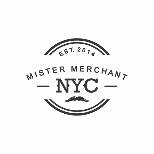 Calling all Hipsters. Create an edgy but authentic logo for Mister Merchant NYC! Design by Helmidwip