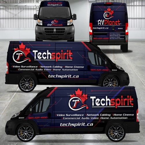 Design a Van Wrap for security systems installation Company Design by ✨Elis Alves✨