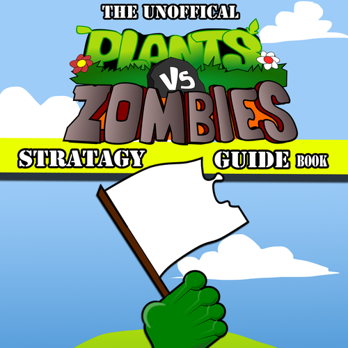 Kindle ebook Cover: Plants vs Zombies Strategy Guide Book Design by RetroSquid