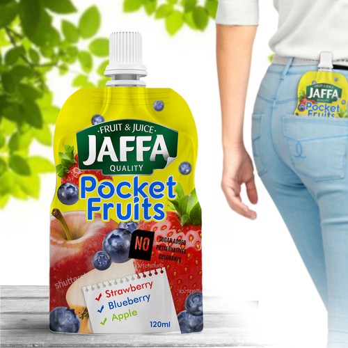 Develop Concept Design for Jaffa "Fruit in Pocket" adults’ fruit and berry puree Design réalisé par Pvrt