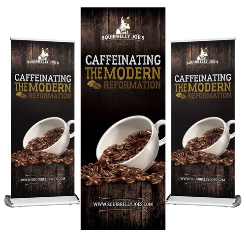 Coffee Company Trade Show Banner Design by Aziz-Creative