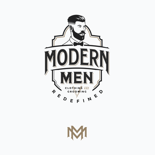 Manly, Retro-Modern Logo for Modern Men: A Subscription Box for the Modern Gentleman Ontwerp door phete