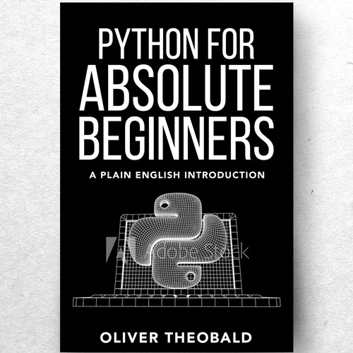 Design Design e-book cover for Python por ryanurz