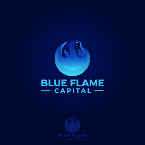 We need a Blue Flame Logo worthy of classic car hood status...but not...really. Design by kms*desen