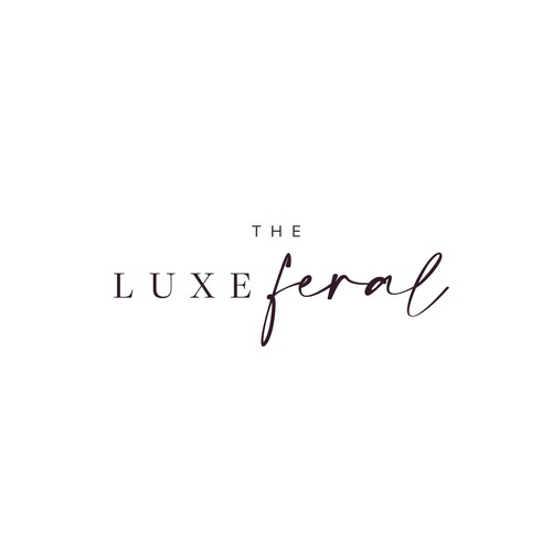 Logo for a luxury loungewear brand for women who identify as “feral” Design by Matthew Wood