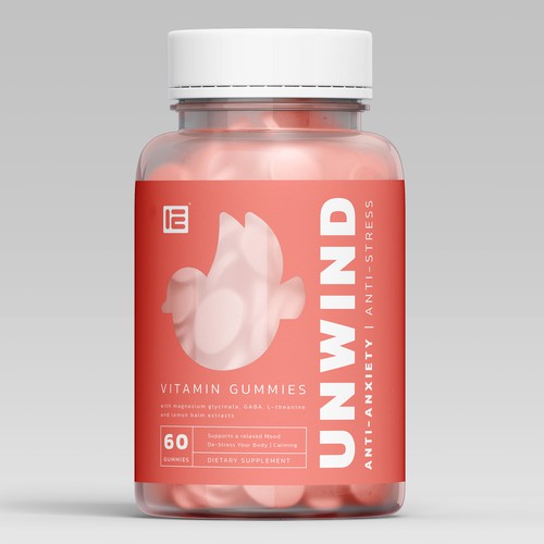 Trendy Supplement Brand Label Design Diseño de MKaufhold