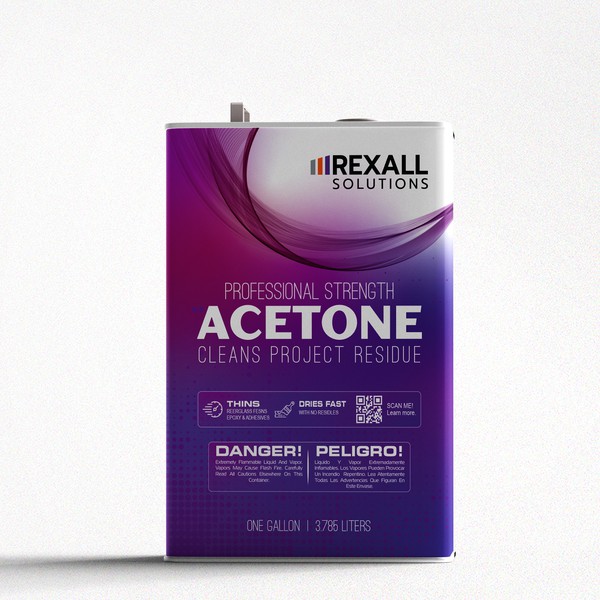 Solvent Packaging Retail Label Design