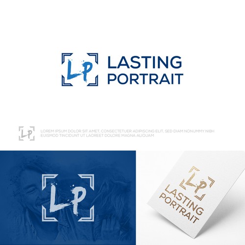 Custom Oil and Watercolor Portrait Logo and Word Art Design by PROMD.™