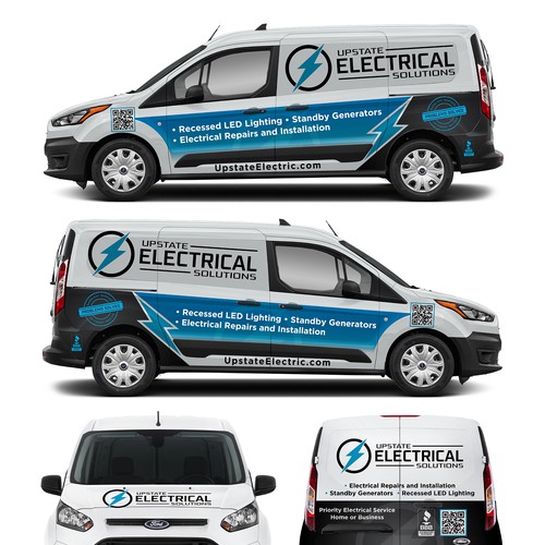 Upstate Electrical Wrap Design by Logicainfo ♥