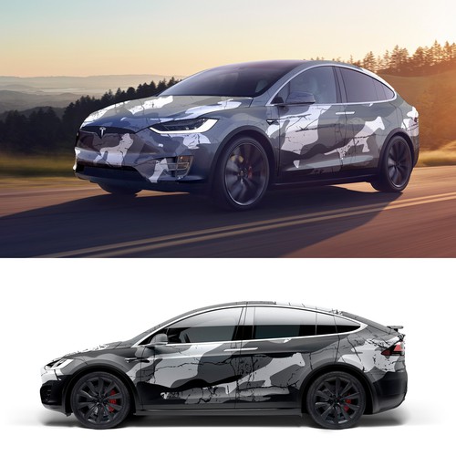 Tesla Model X Design por Stas Aer