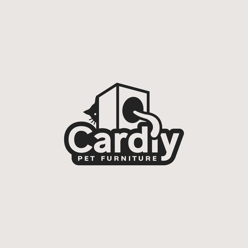 コンペ「Cardly - Cardboard Furniture For Pet With Modern Architectural Aesthetic Concepts- Need Brand Logo」のデザイン by desi9nartさん 