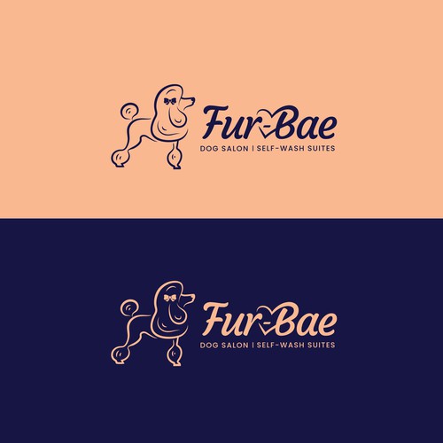 Design a logo/branding for Fur-Bae (slogan: Before Anything Else) luxury dog wellness/lifestyle biz Design by SanDzine