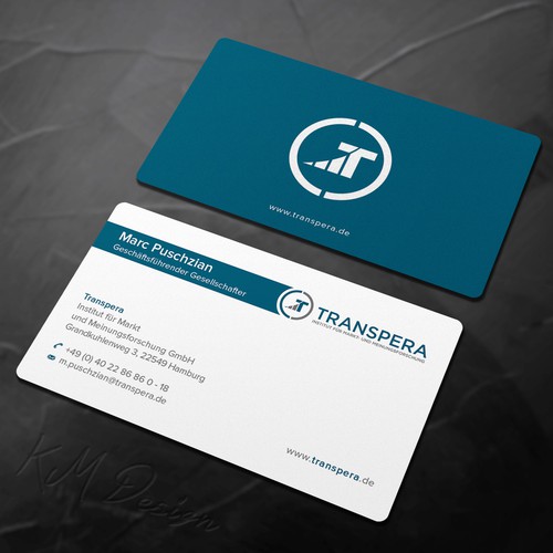 Proposta di design per un contest della categoria Biglietto da visita realizzata da KM D-e-s-i-g-n