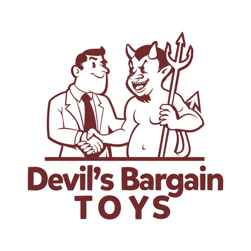 Quirky Retro action figure company logo Design by Rojo Brono