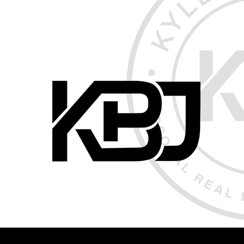 Bold 'KBJ' Logo for Real Estate Agent Design by Vignesh.