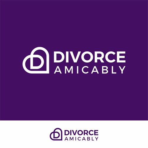 Logo for a new, healthy way for reasonable people to divorce Design by Wiell