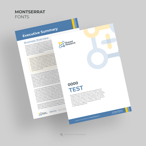 New PDF designs for Company Report Design by Dailygraph⚡️