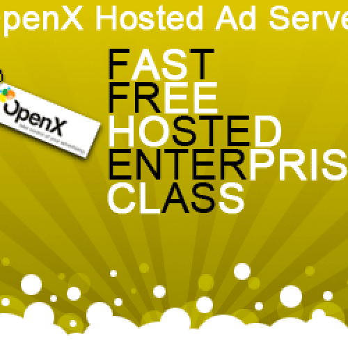 Banner Ad for OpenX Hosted Ad Server Diseño de Custom Logo Graphic