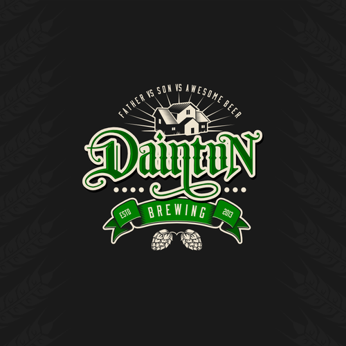 logo for Dainton Brewing Ontwerp door Widakk