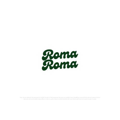 Roma Roma Logo Desing-ontwerp door hartawan®