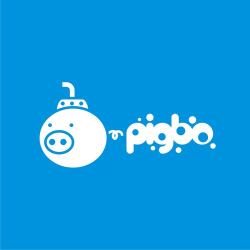 コンペ「Design funny & minimal logo for 'pigbo' game studio with pig and sub-marine」のデザイン by Warnaihariさん 