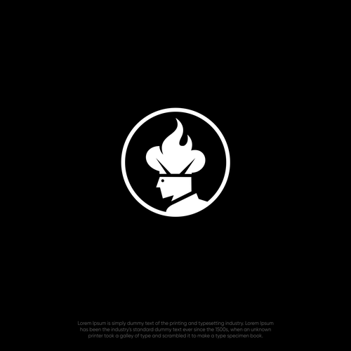 "CHEF": Food & Cooking Social Media Logo Design by ALPHA CREATION ✅