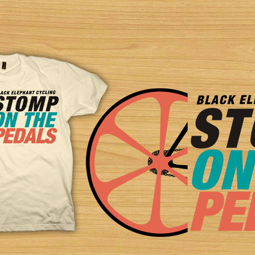 Design di Create the next t-shirt design for Black Elephant Cycling di Pulung Sajiwo