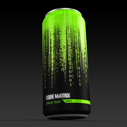 energy drink can design