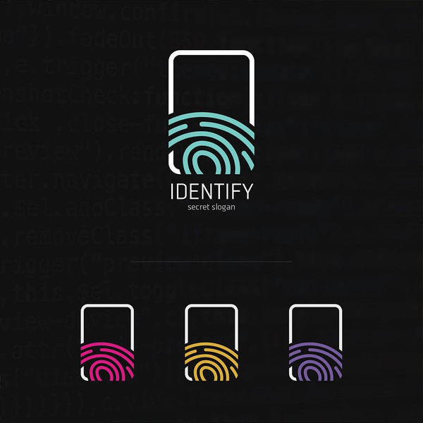 Fingerprint Cyber Security Logo