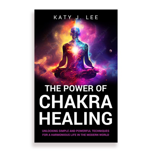 🔥🔥-=  UNIQUE CHAKRA HEALING KDP Ebook Cover =- 🔥🔥 Design by elQue.design
