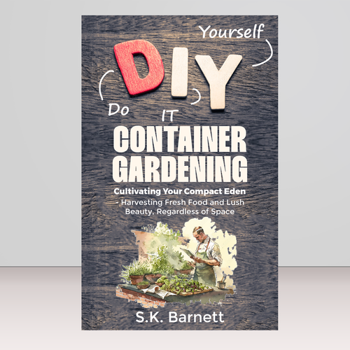 Container Garden Book cover Design by Bovan