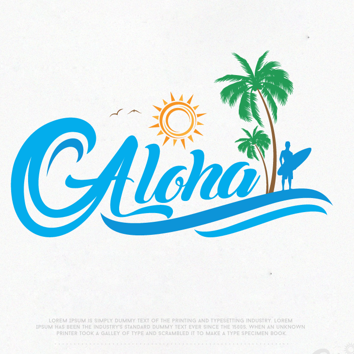 Aloha Logos - Free Aloha Logo Ideas, Design & Templates