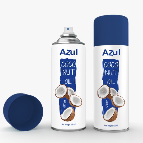 Create Product Extension for Azul Coconut Product - Azul Coconut Oil Spray Design by Melody20