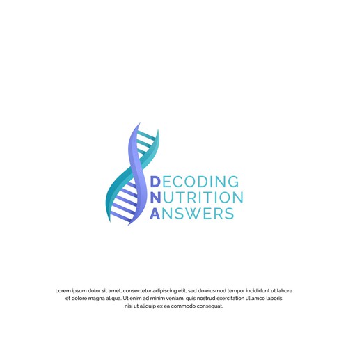 Logo for DNA-based fitness company Design by Musagraphic4