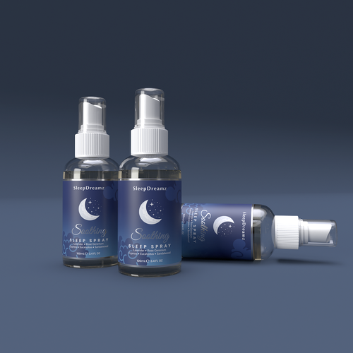 Sleep Spray label design for global Sleep brand Design by Tamara.D