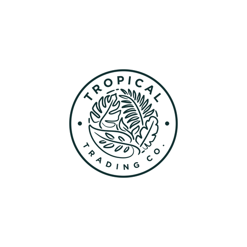 a tropical plant company- design a modern/elegant and new age logo with an Antique touch for Design by Tendangmenang