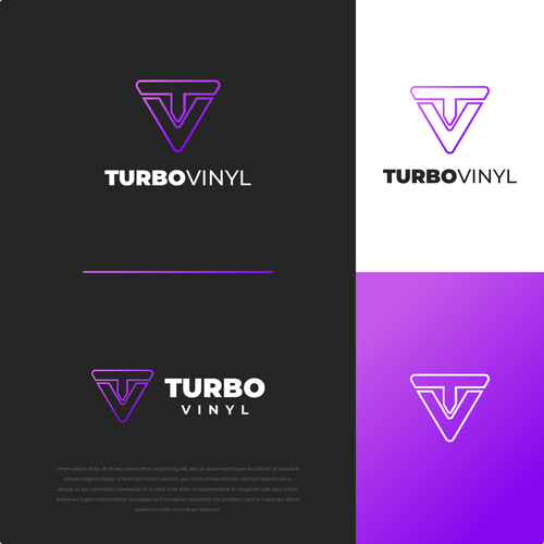 Turbo Vinyl Logo/Brand Guide Design by Fano Design