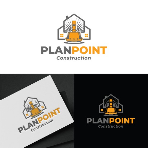 PlanPoint Construction Logo Needs A Remodel Design by Reka Rekzer