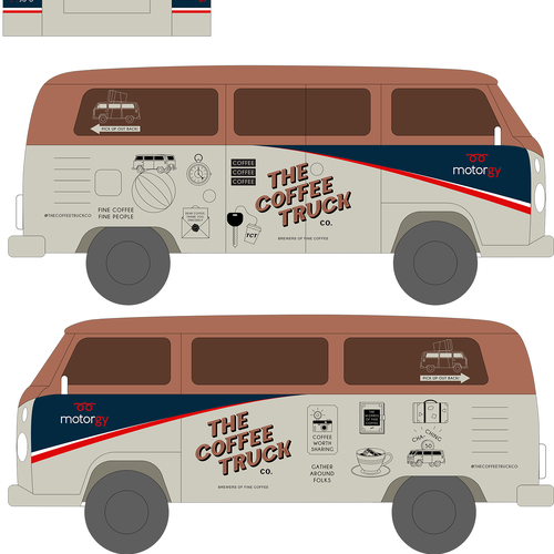 1965 VW Combi Split Wrap Design Design by theANUNGs