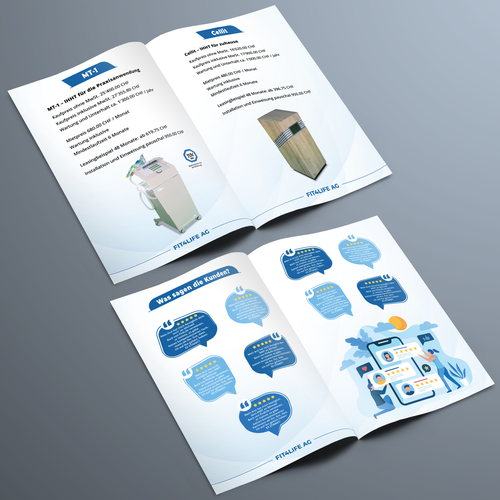 Brochure for health Design by aurora team