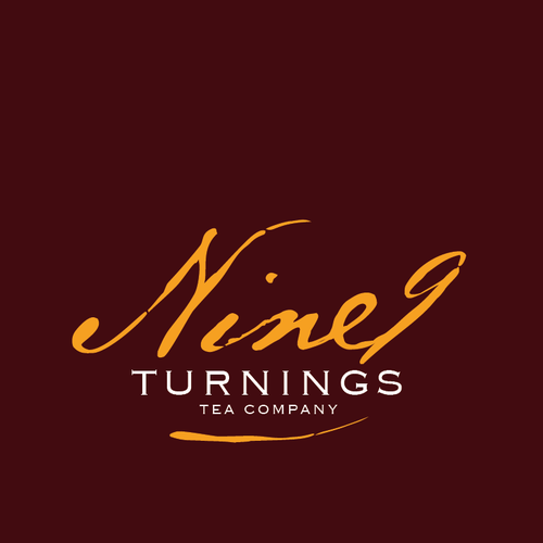 Tea Company logo: The Nine Turnings Tea Company Réalisé par C@ryn