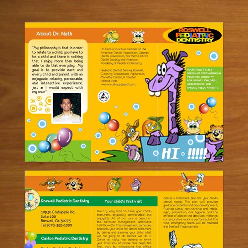 Pamphlet for my Pediatric Dental office | Print or packaging design contest