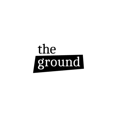 Logo for community owned startup co-working space The Ground Design by nevatas