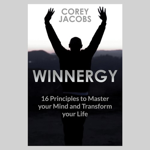 Design a sleek book cover for a man who wants to transform your mind and life! Design by DezignManiac