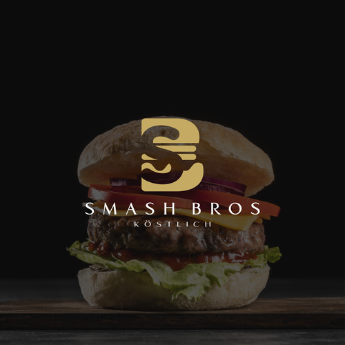 Wir möchten ein Logo mit Wiedererkennungswert für unser Burgerrestaurant Smash Bros Design by Artdityax