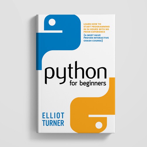 Python Prgramming book cover design (Subtitle must be included on cover) Design réalisé par B-eS