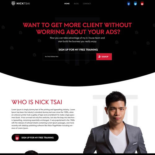 WordPress theme design contest entry by Adventix